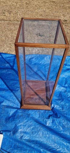 Vintage glass and - and, wood