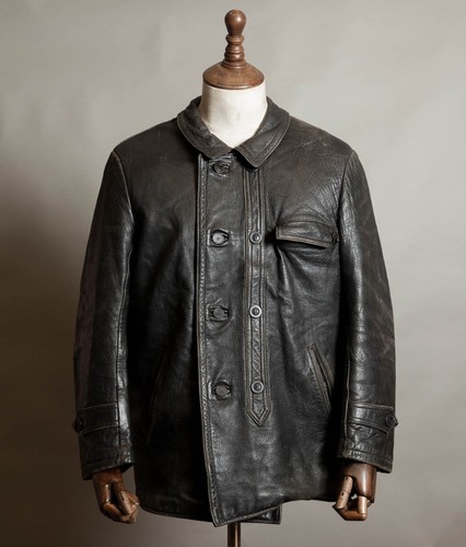 Vintage 1970s french leather - vintage,