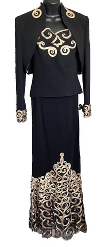 Elegant 3pcs baroque evening - elegant,