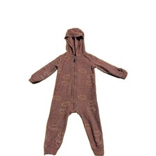 Carter's Hooded, Front Zip, Footless Bear Theme, One Piece, Size 24 Months