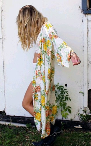 Arnhem bowerbird kimono in - bowerbird,