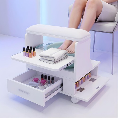 Rolling pedicure foot rest - foot,