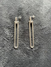 Tiffany & Co. Hardwear Double Long Link Dangle Earrings in Sterling Silver