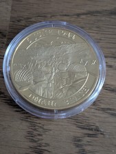 2024 Gibraltar 80th Anniversary Of D Day Gold Plated Crown Coin (No CoA)