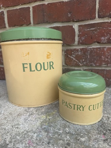 Vintage tala flour tin - tin, &