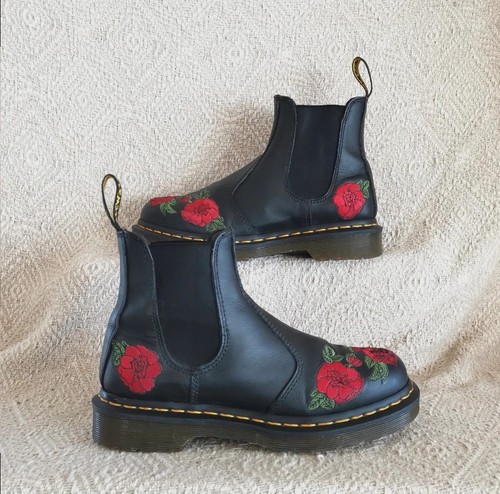 Martens vonda red rose - red,