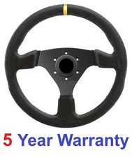 SUEDE ALCANTARA STEERING WHEEL