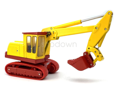 Yellow jcb 7 crawler - 1:76,