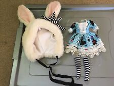 Blythe Doll Outfit Alice In Wonderland White Rabbit Costume 