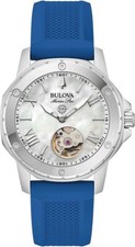 Bulova Blue Womens Analogue