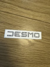 Desmo decal 900ss 750ss Bevel Rounded 'E' Ducati  Part Number: 079985210