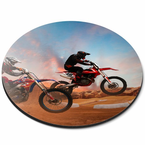 Round mouse mat motocross - mouse,