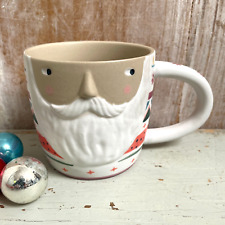 ANTHROPOLOGIE Ceramic Fotini Tikkou Santa Father Christmas Novelty Mug VGC
