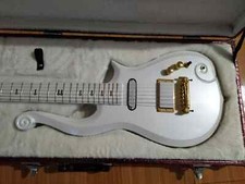 Hot sale Super Rare Prince Cloud White Electric Guitar Alder Body, Maple Neck