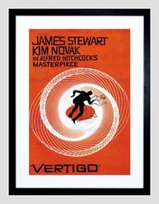 MOVIE MOVIE VERTIGO 1958 SAUL BASS JAMES STEWART HITCHCOCK ART PRINT B12X10790