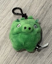 Plush Green Pig Key Chain From