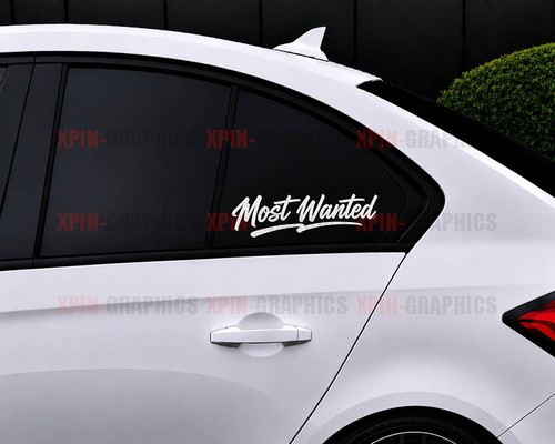 Most wanted vinyl decal - most,