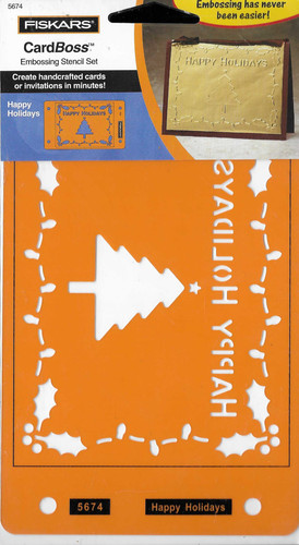 Fiskars happy holidays - happy,