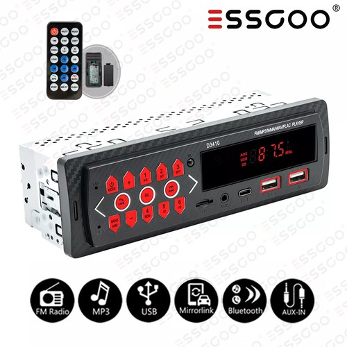 Car stereo single din radio - single,