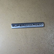 1PC Matte Silver SUPERCHARGED