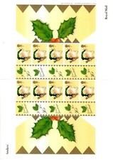 LS3A  FATHER XMAS CRACKER  GENERIC SMILER SHEET ***