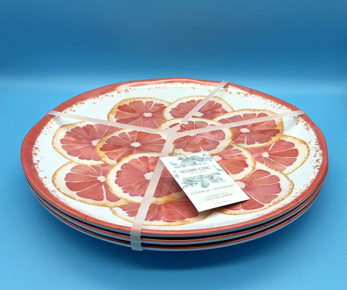 Shabby chic dinner plates - shabby, 11"