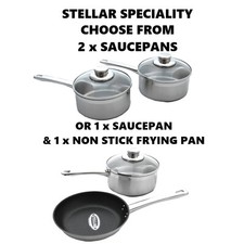 STELLAR SPECIALITY 2 SAUCEPANS