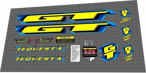 1998 tequesta decal set - gt,