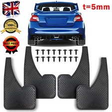 5mm MUDFLAPS Mud Flaps FOR SUBARU IMPREZA FORESTER LEGACY JUSTY UNIVERSAL FIT