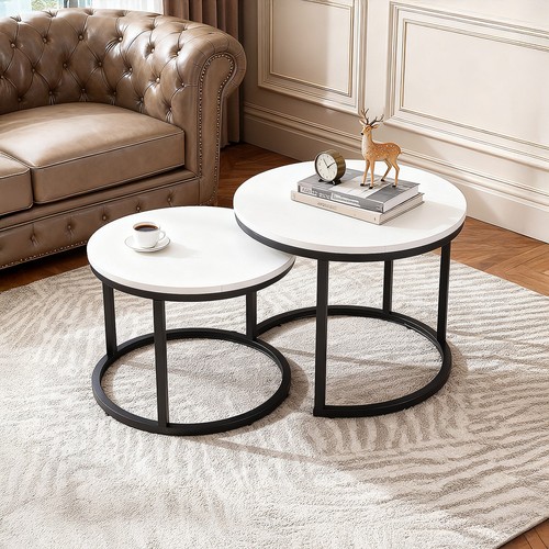 Nesting coffee tables set - nesting, of
