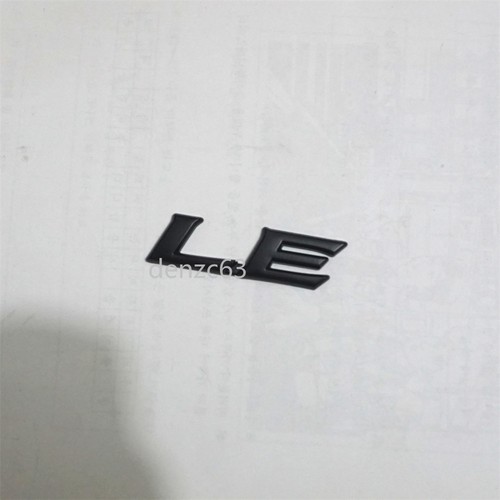 Matte black metal - 1x, le