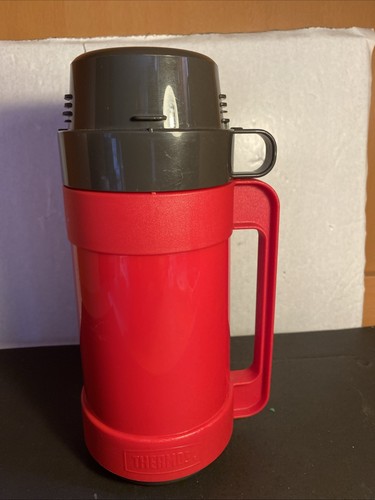 Thermos vacuum flask - flask, red
