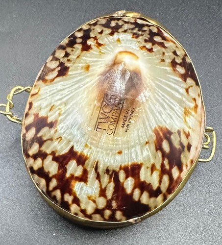 Vintage brass mounted - brass, limpet