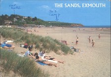 Exmouth sands beach postcard - exmouth,