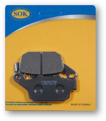 Rear brake pads fit - fit, kawasaki