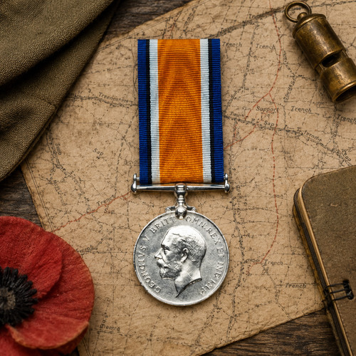 British war medal ww1 - war, full