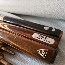 Set of 3 Snooker Cues – Riley Matchroom, BCE Classic (Alex Higgins), Hardwood 