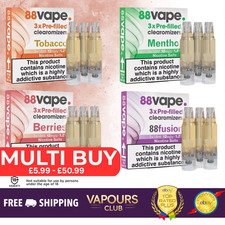 88vape pack pre filled - 88vape,