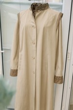 Vintage Dannimac Trench Coat Beige Longline Waterproof Mac Made in Great Britain