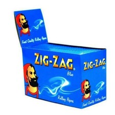ZIG ZAG BLUE STANDARD Regular Slim Cigarette Rolling Paper - 1 5 10 25 50 100