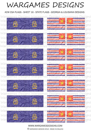 15mm flags acw csa - flags,