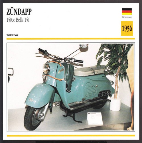 1956 zundapp 150cc bella - zundapp,