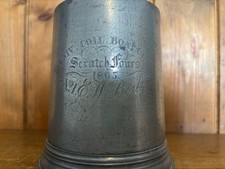 1865 University College Boat Club Oxford Rowing Pewter Tankard Trophy