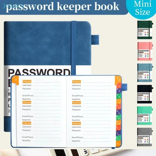 Password book with - password,