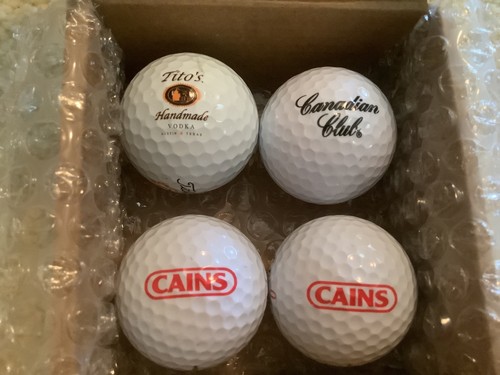 Logo golf balls 4ct - logo, balls,