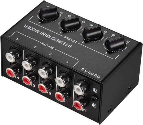 Channel stereo audio mixer - channel,