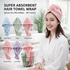 Hair Microfiber Towel Wrap for