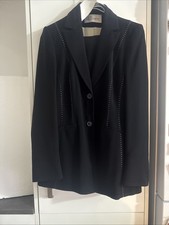 Women’s J Taylor’s Fashionable Black Trouser Suit From Debenhams In Size 12 UK