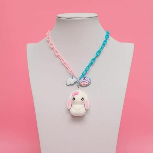 Kawaii necklace bunny - kawaii, necklace,