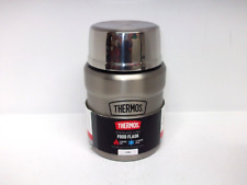 Thermos food flask matt silver